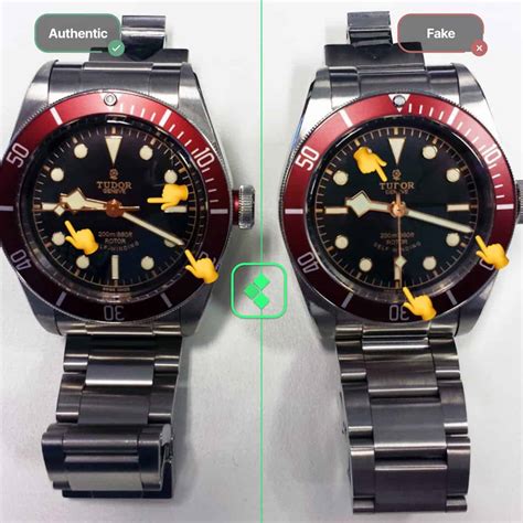 false tudor watches identification